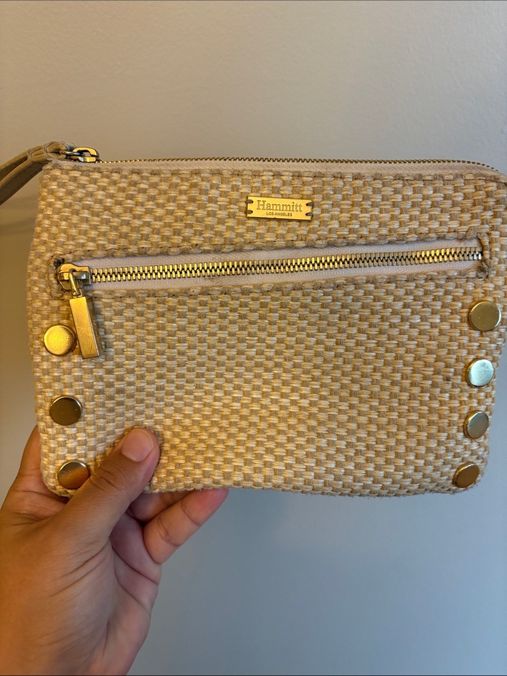 HAMMIT NASH SML RICCO RAFFIA CLUTCH - Picture 3 of 8